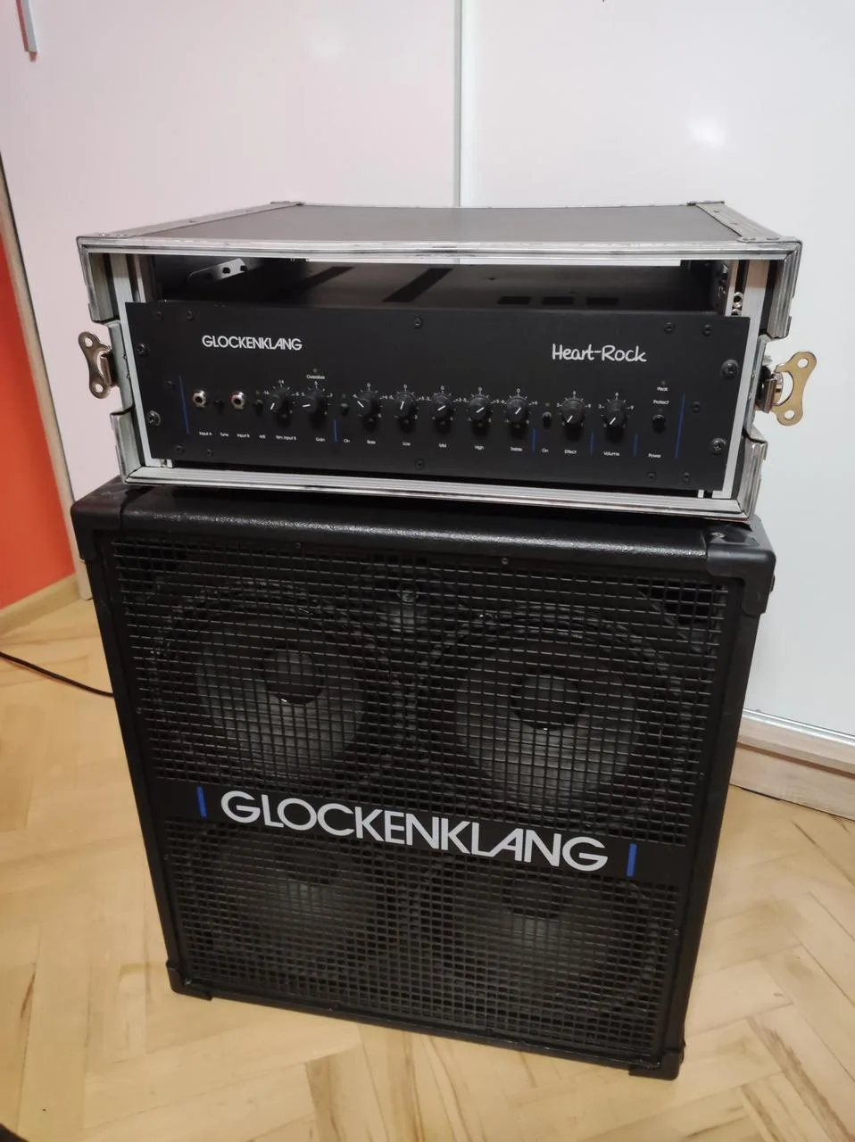 Profi basový aparát Glockenklang – Heart Rock + Quattro 4×10
