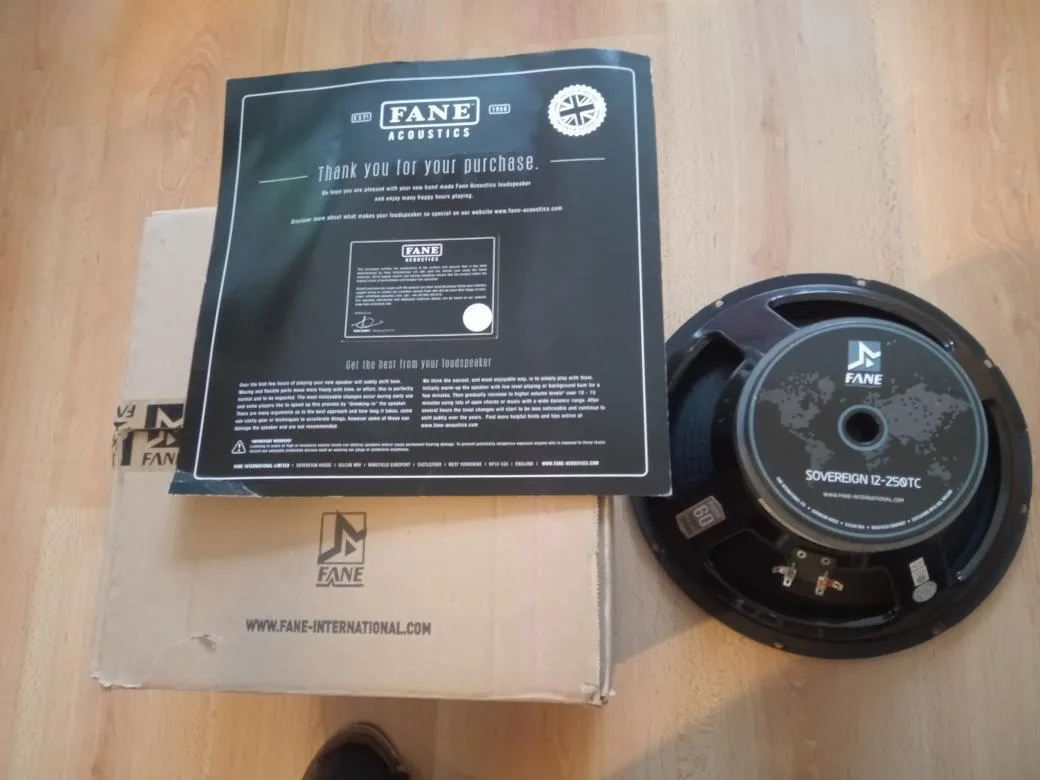 Fane Sovereign 12", 250W, 8 ohm, 100dB