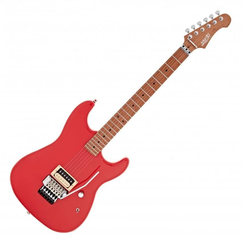 NOVÁ Jet Guitars JS-700 Roasted Maple, Red