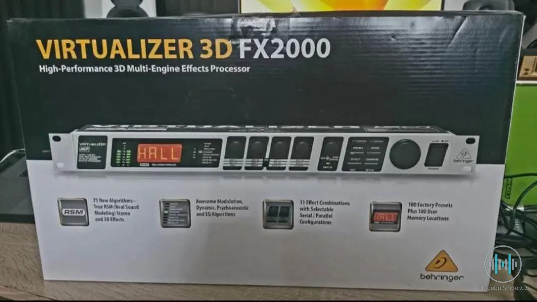 Behringer FX2000 Virtualizer 3D Multiefektový procesor