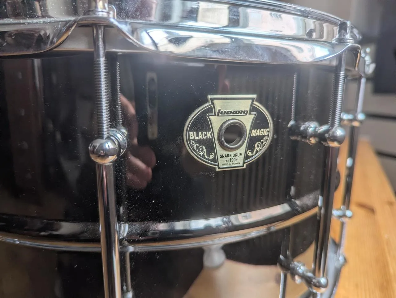 Ludwig Black Magic Snare 14X8  (Hluboký virbl)
