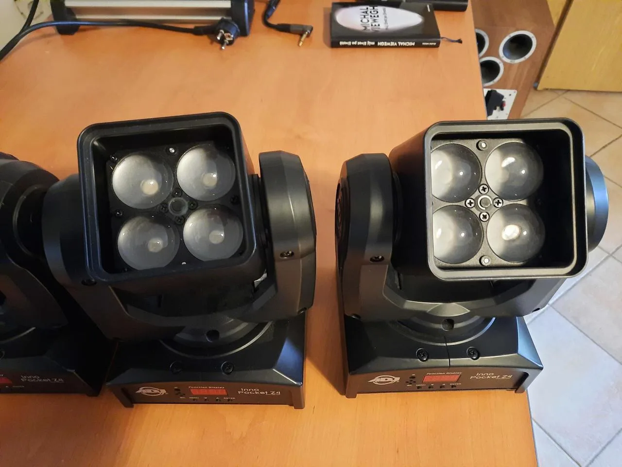 Sada 4x otočná hlava ADJ Inno Pocket Z4