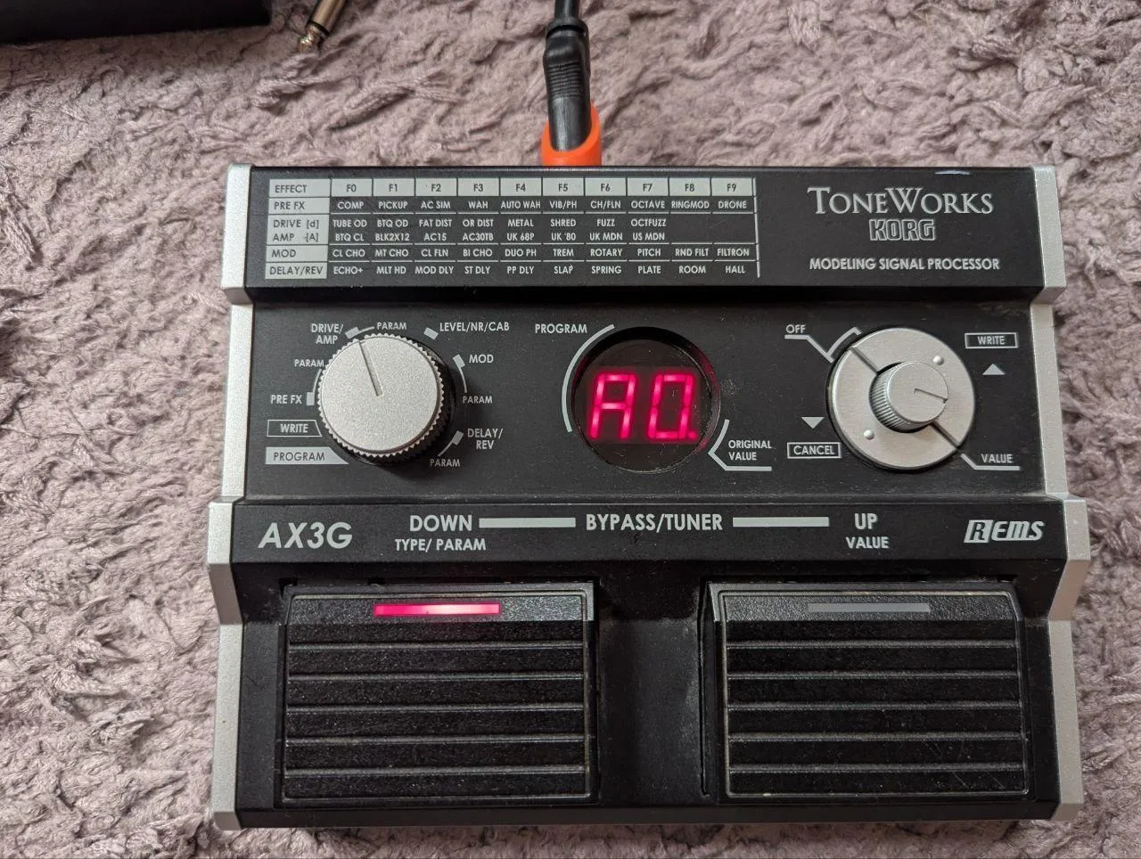 kytarový multiefekt Korg ToneWorks AX3G