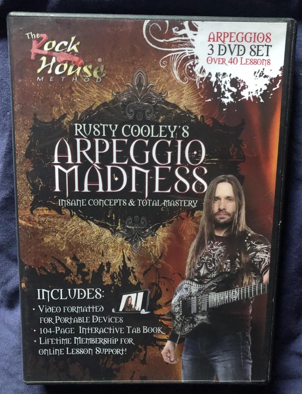 RUSTY COOLEY'S ARPEGGIO MADNESS - 3 DVD Set