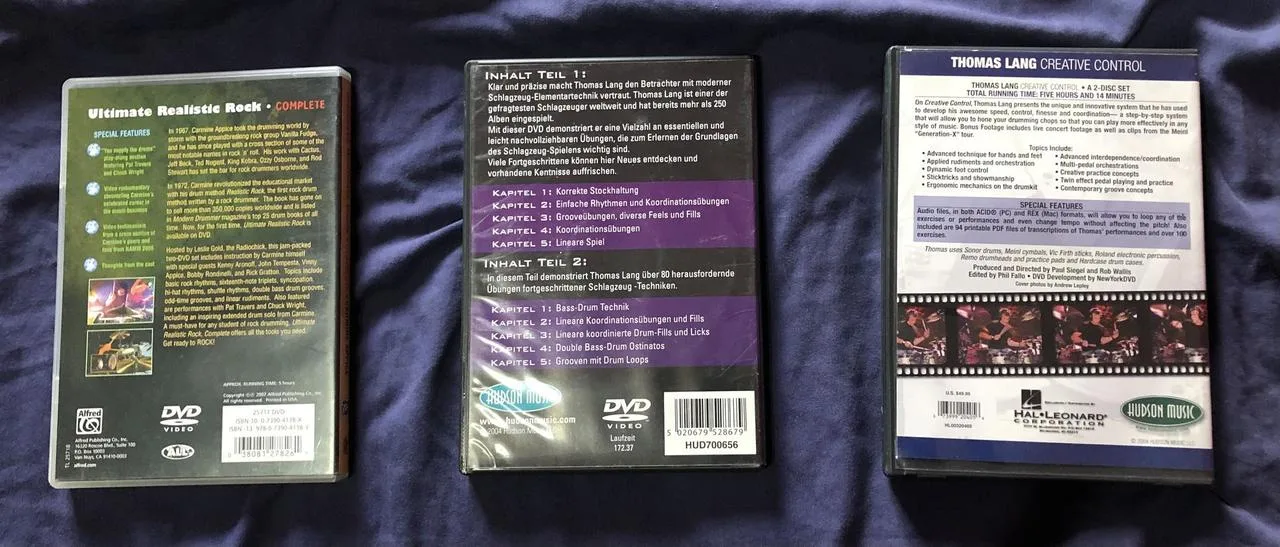 Carmine Appice | Thomas Lang Drum DVDs