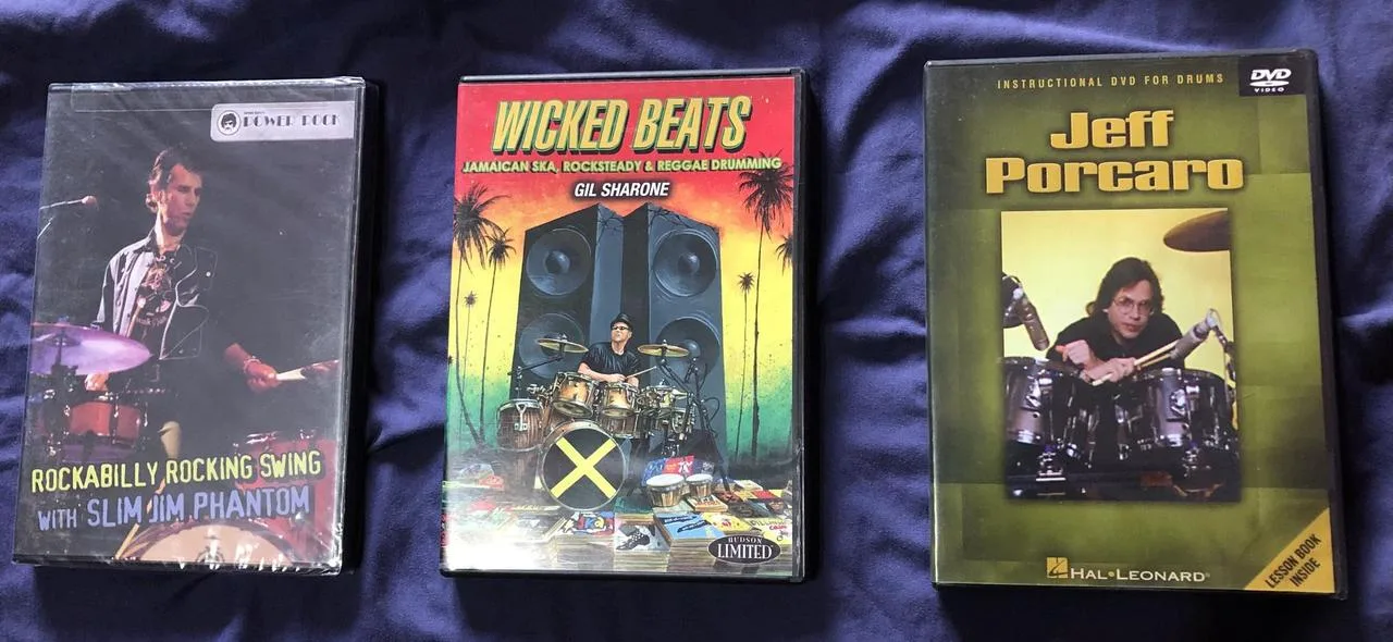 Jeff Porcaro | Rockabilly | Reggae/ska drumming DVDs