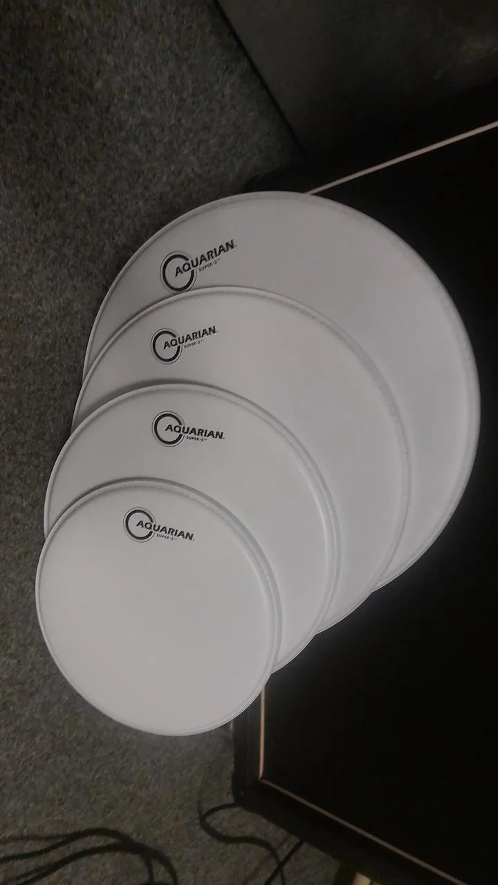 Aquarian Super 2 Coated set