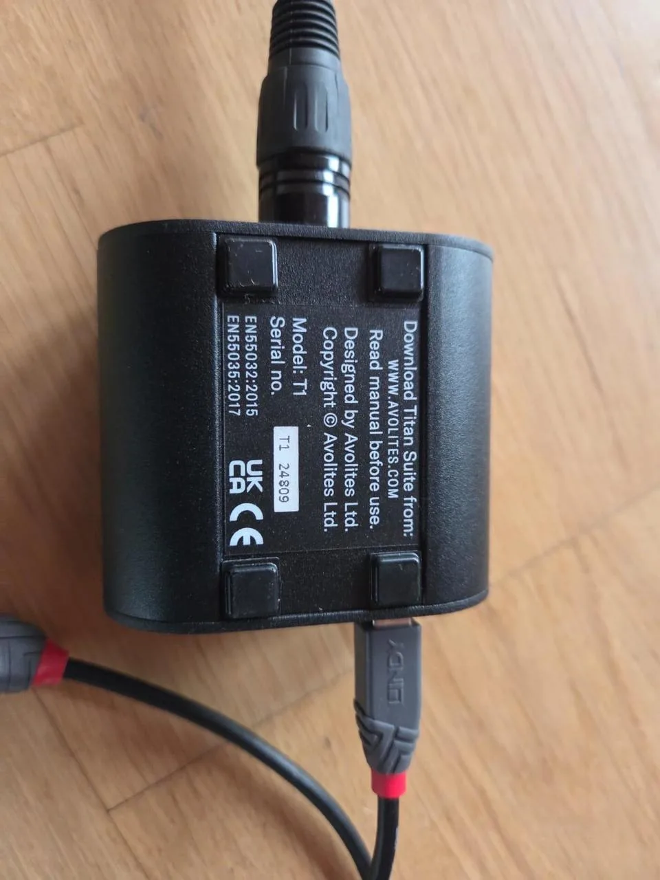 Avolites T1 + DMX redukce