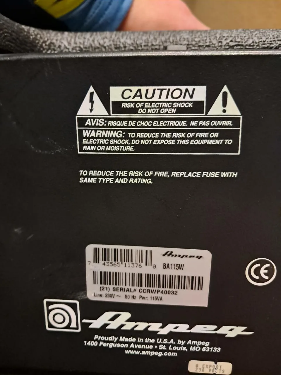 Ampeg BA-115