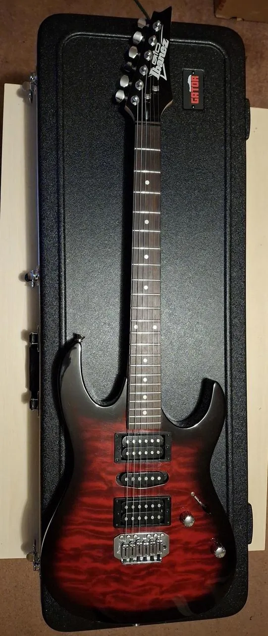 kytara Ibanez GRX70QA s pevným kufrem