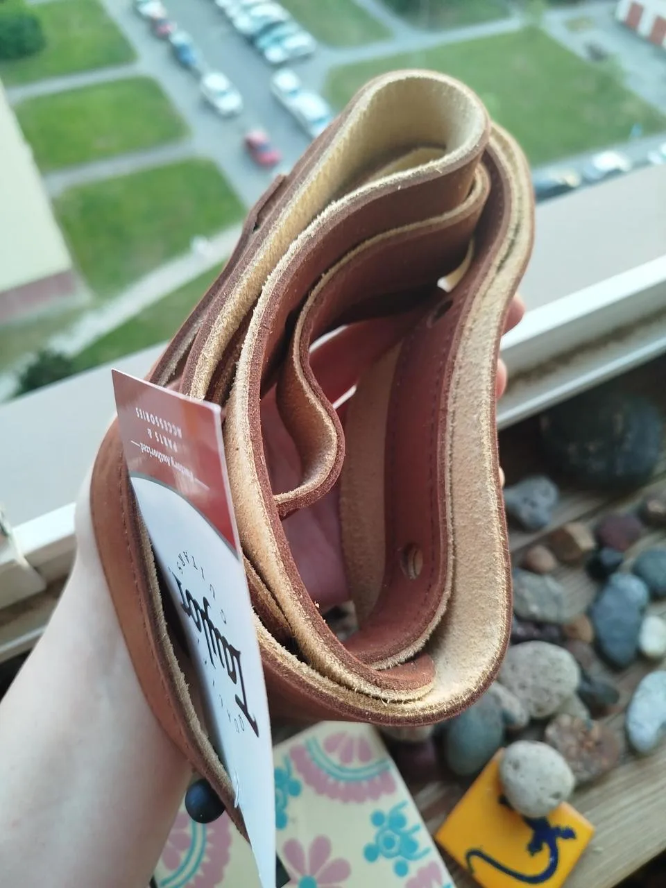 Nový kožený popruh Taylor Gemstone Nubuck - HNĚDÝ