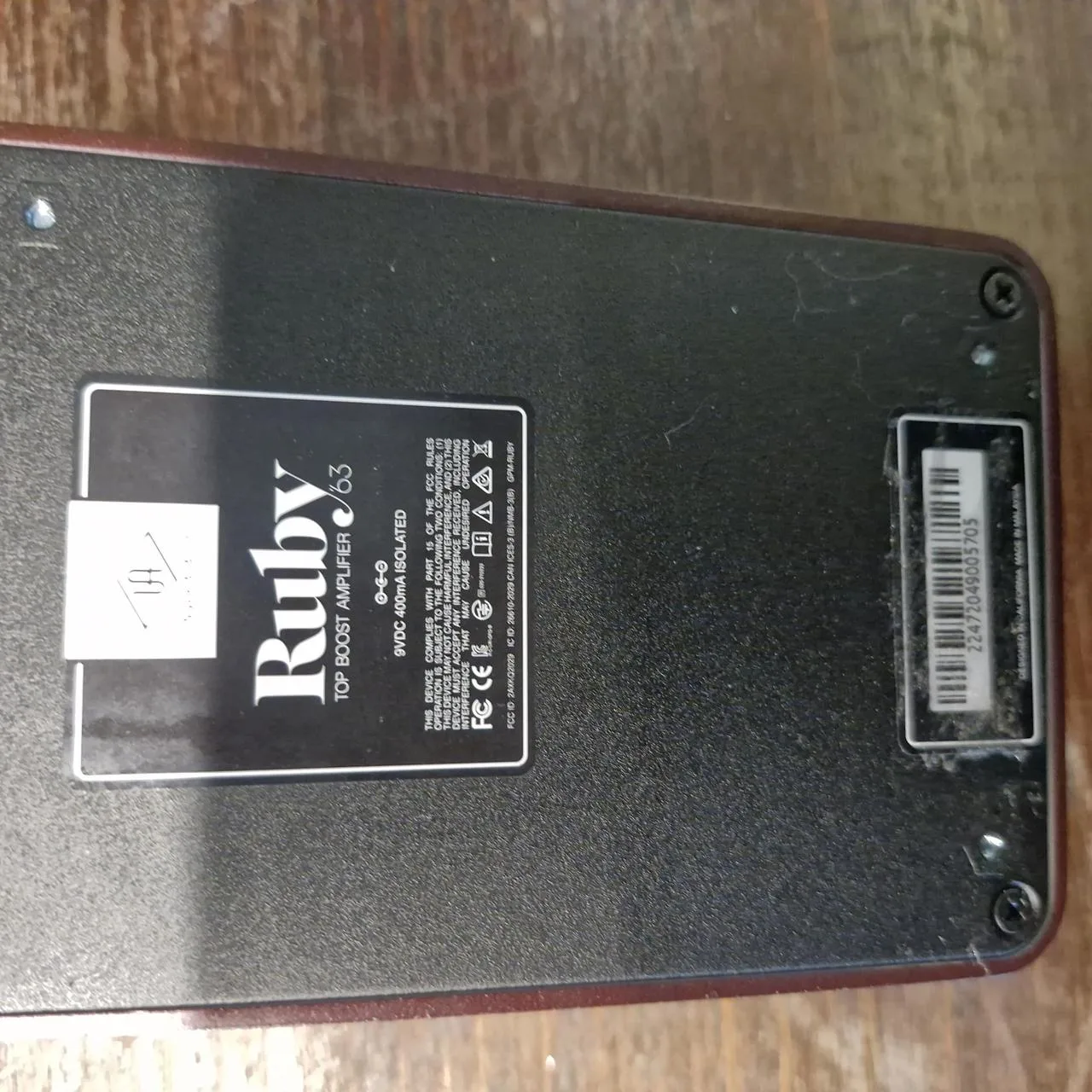 Universal Audio Ruby '63 Top Boost Amplifier