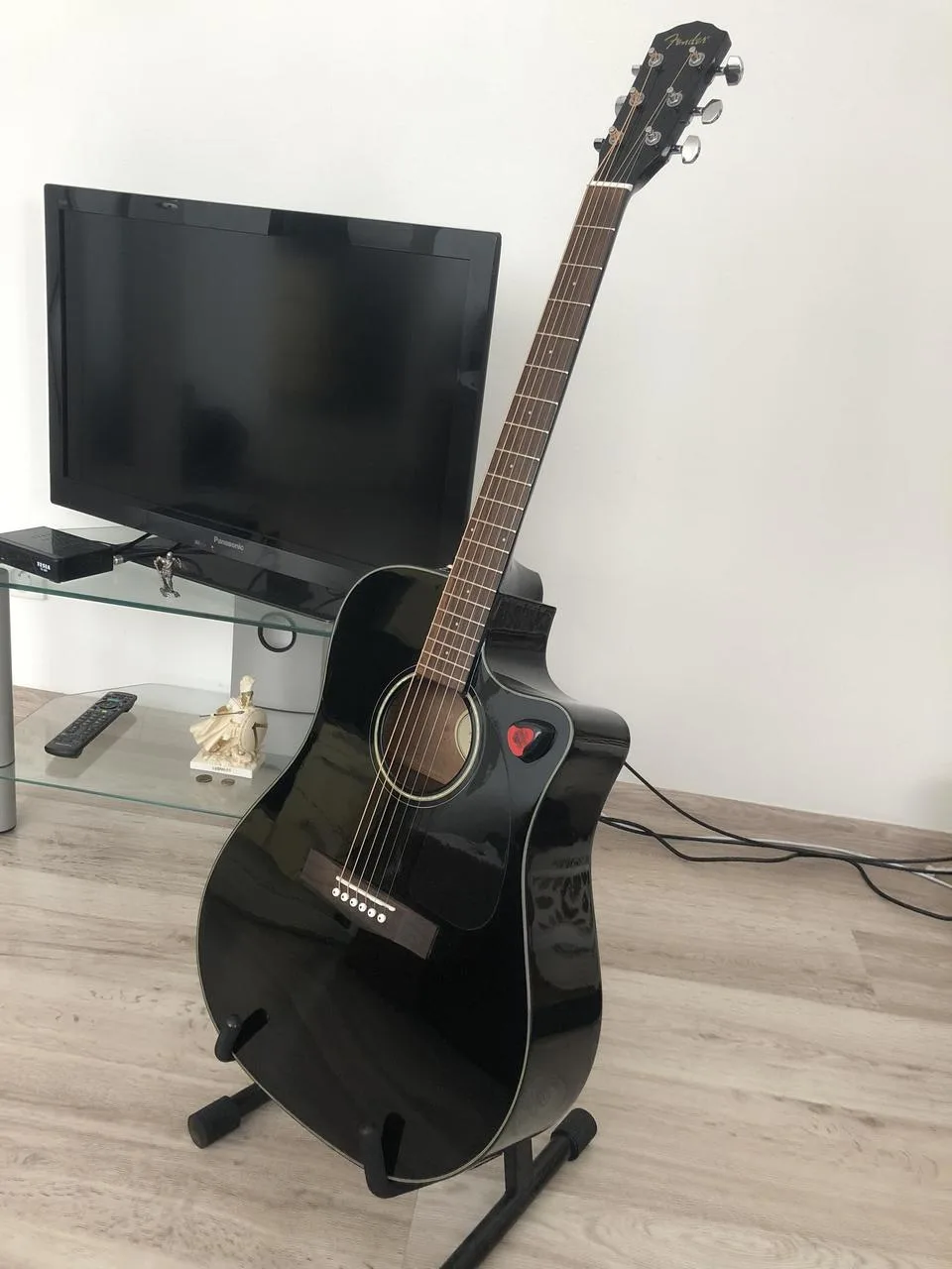 Fender CD-60 CE Black + příslušenství