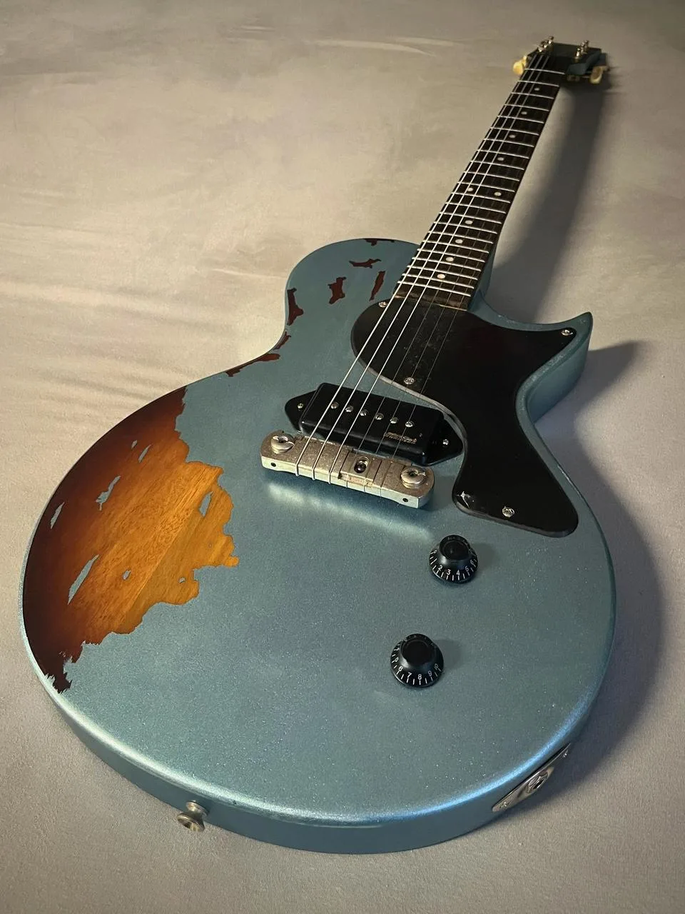 Vintage Les Paul V120 relic Gun Hill Blue