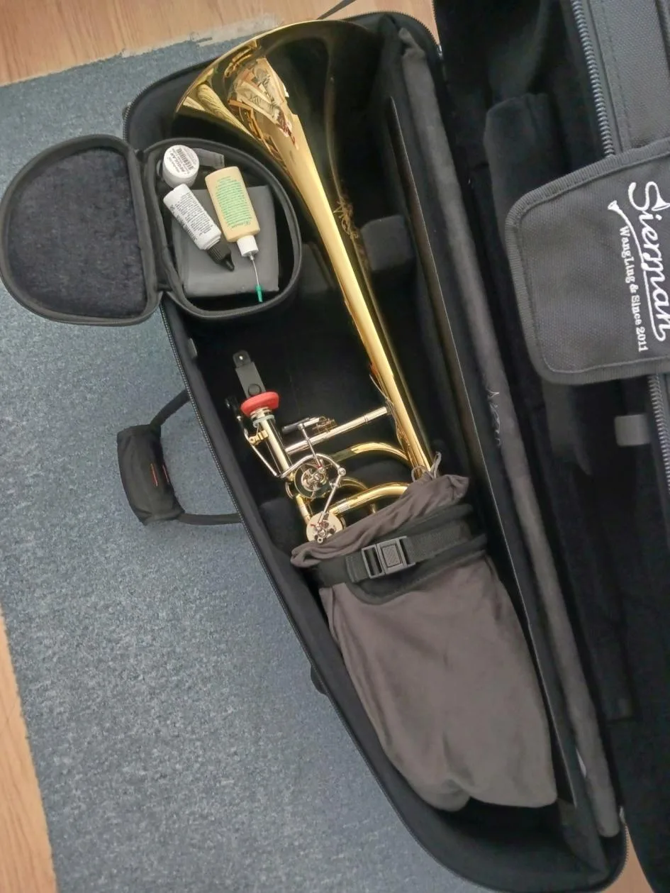 Basový trombon Sierman ST-81 (kompletní set, záruka, VIDEO)