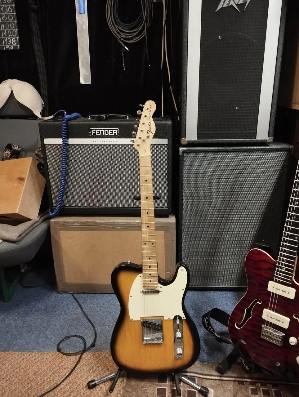 Fender aparát plus kytara kopie Telecaster
