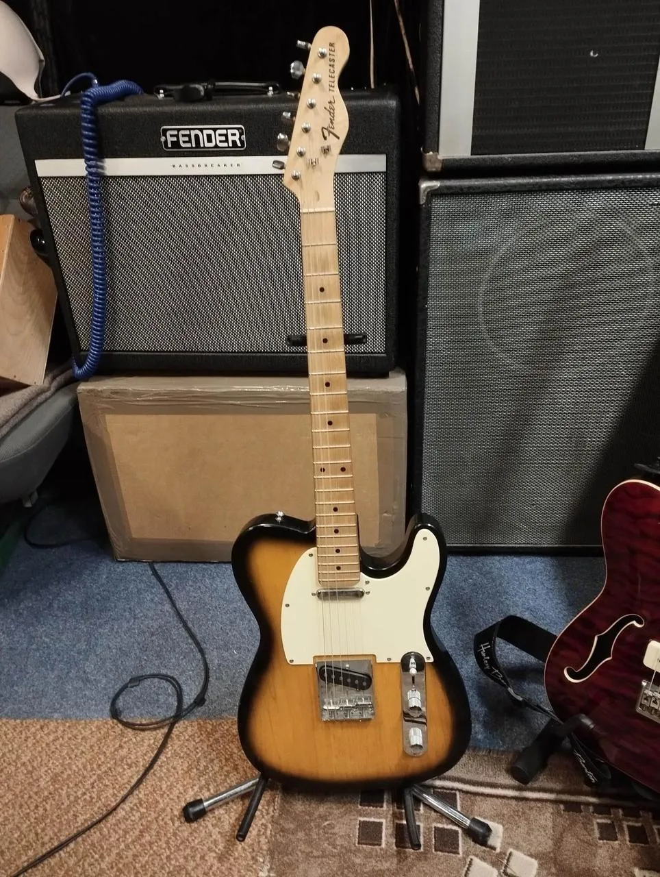 Fender aparát plus kytara kopie Telecaster