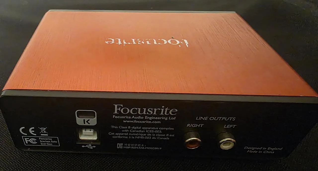 Focusrite Scarlett Solo 2nd generation
