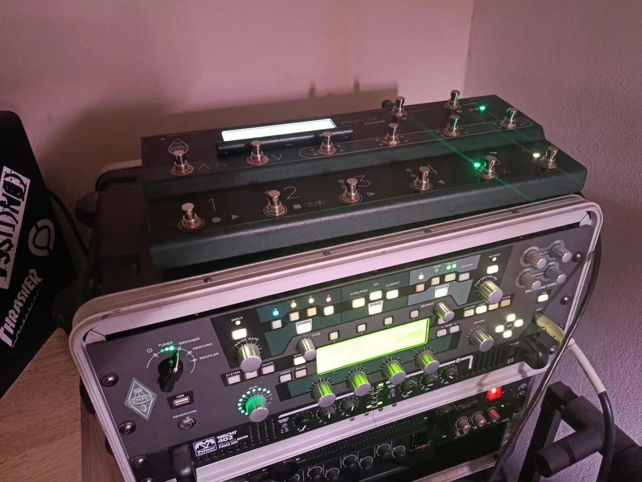 Kemper profiler rack