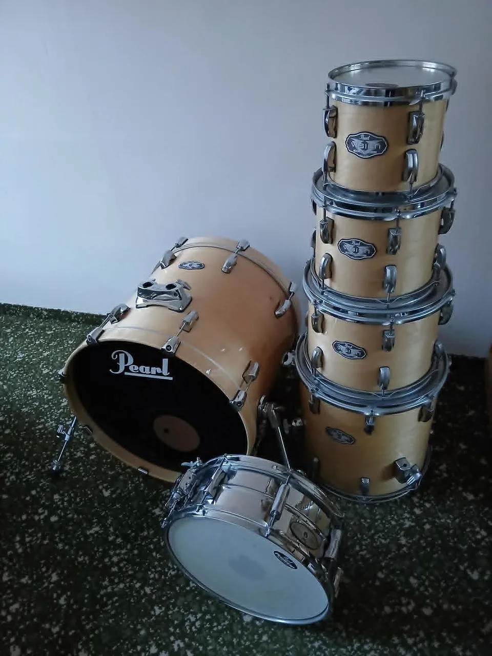 Pearl Vision VBX + spousta HW, činelů a dalších věcí