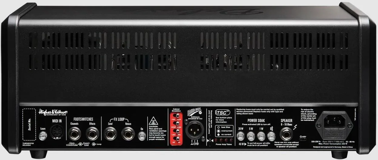 Hughes & Kettner - TubeMeister Deluxe 40