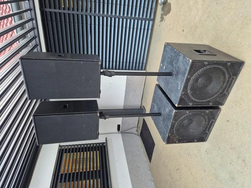 Pasivní set 2x sub 2x sat 3kw rms