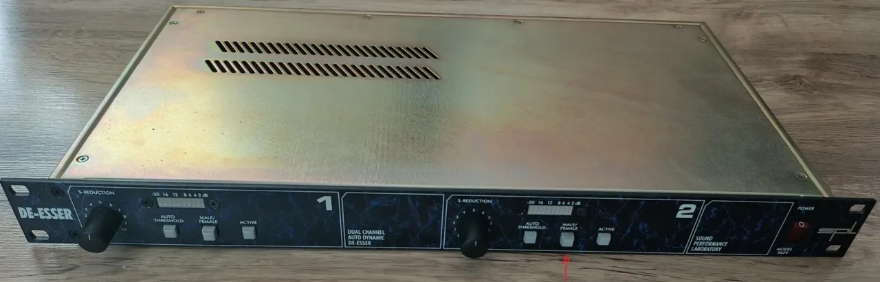 SPL De-Esser Dual Channel Auto Dynamic Deesser 9629