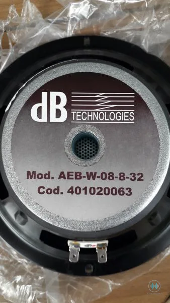 Reproduktor dB Technologies 8" - 8 ohmů.