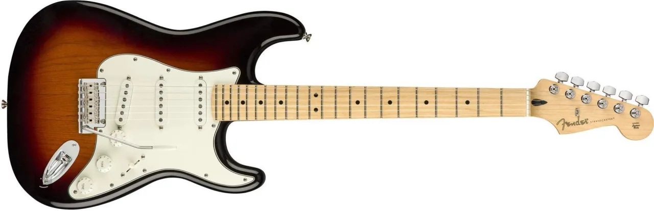 Fendel Stratocaster Mexico 3x single Sunburst, Maple neck,  3-tone jako nový