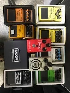 Boss, MXR, DOD, Carl Martin, Bogner, atd... vedeme všechny efekty A-Z