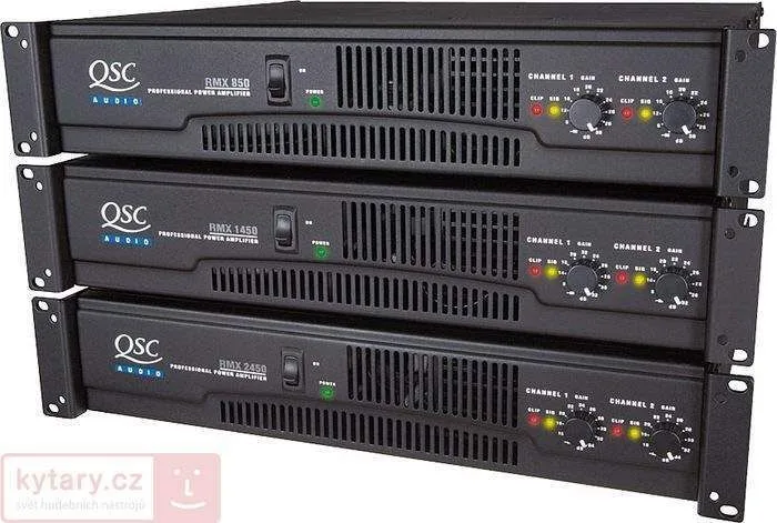 QSC RMX 1450 1ks 2x286 /8 Ohm + QSC RMX1850 HD 2ks 2x386W/8 Ohm