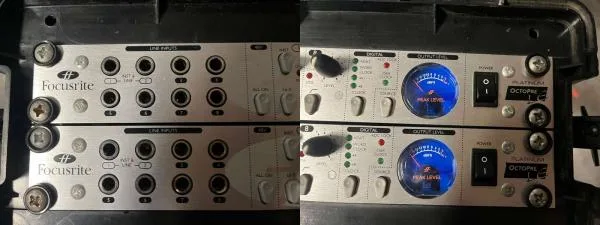 Focusrite Platinum OctoPre LE, 2 ks v racku, ADAT