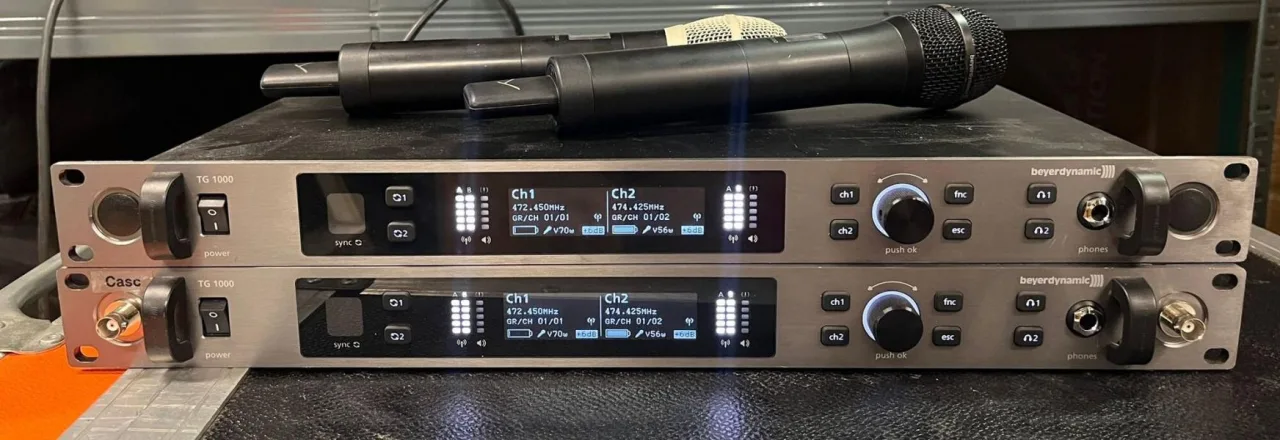 Beyerdynamic TG1000  470–788 MHz – kompletní bezdrátový set