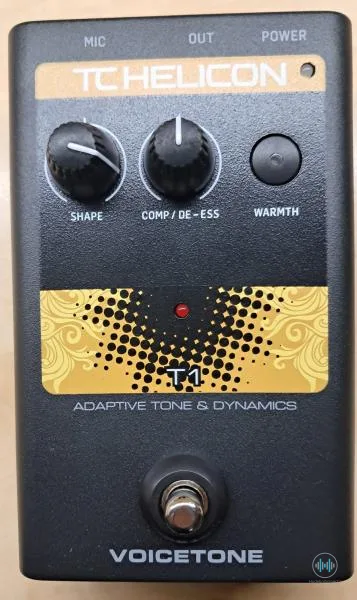 TC-Helicon VoiceTone T1 – studiový zvuk pro zpěv na pódiu