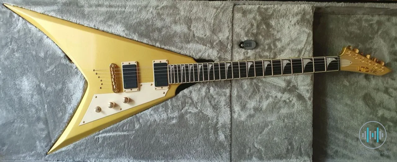 Zánovní kytara ESP LTD KH-V Kirk Hammet signature