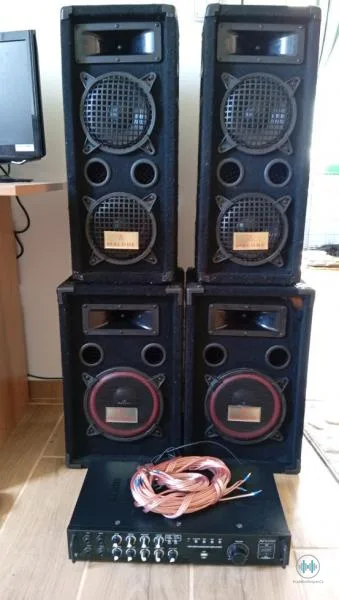 Malone Repro – Malone Repro 2x300W+2x200W k tomu zesilovač