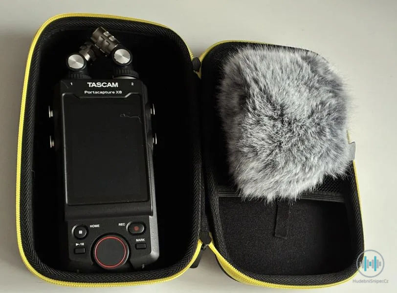 Tascam Portacapture X8 + pouzdro + protivětr. ochrana