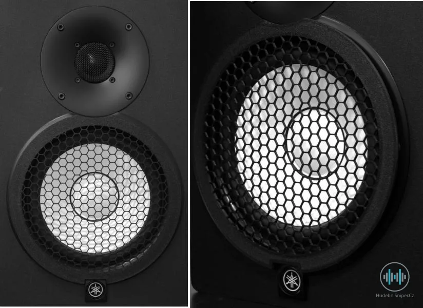 Yamaha HS7 magnetický ochranný kryt (grill) na basový reproduktor, 2ks