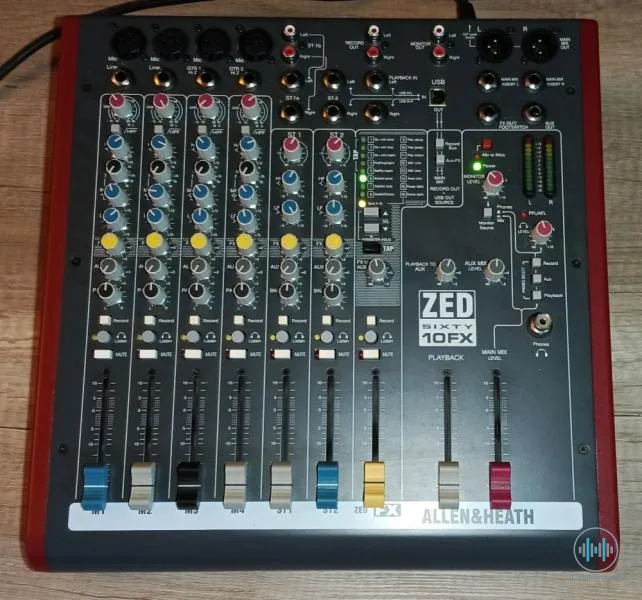 Allen & Heath ZED-12FX – Top stav