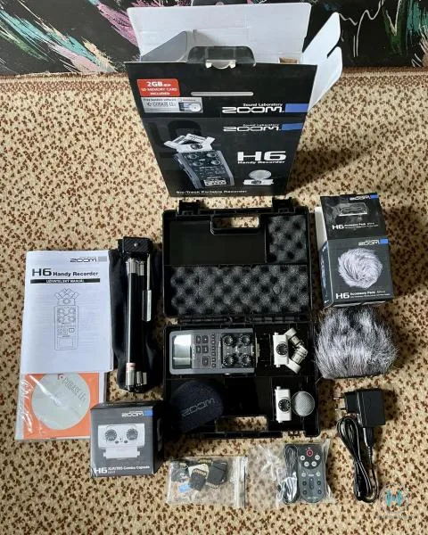 ZOOM H6 - téměř kompletní set