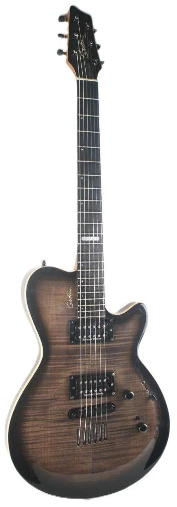 Godin Summit CT Trans Black Flame