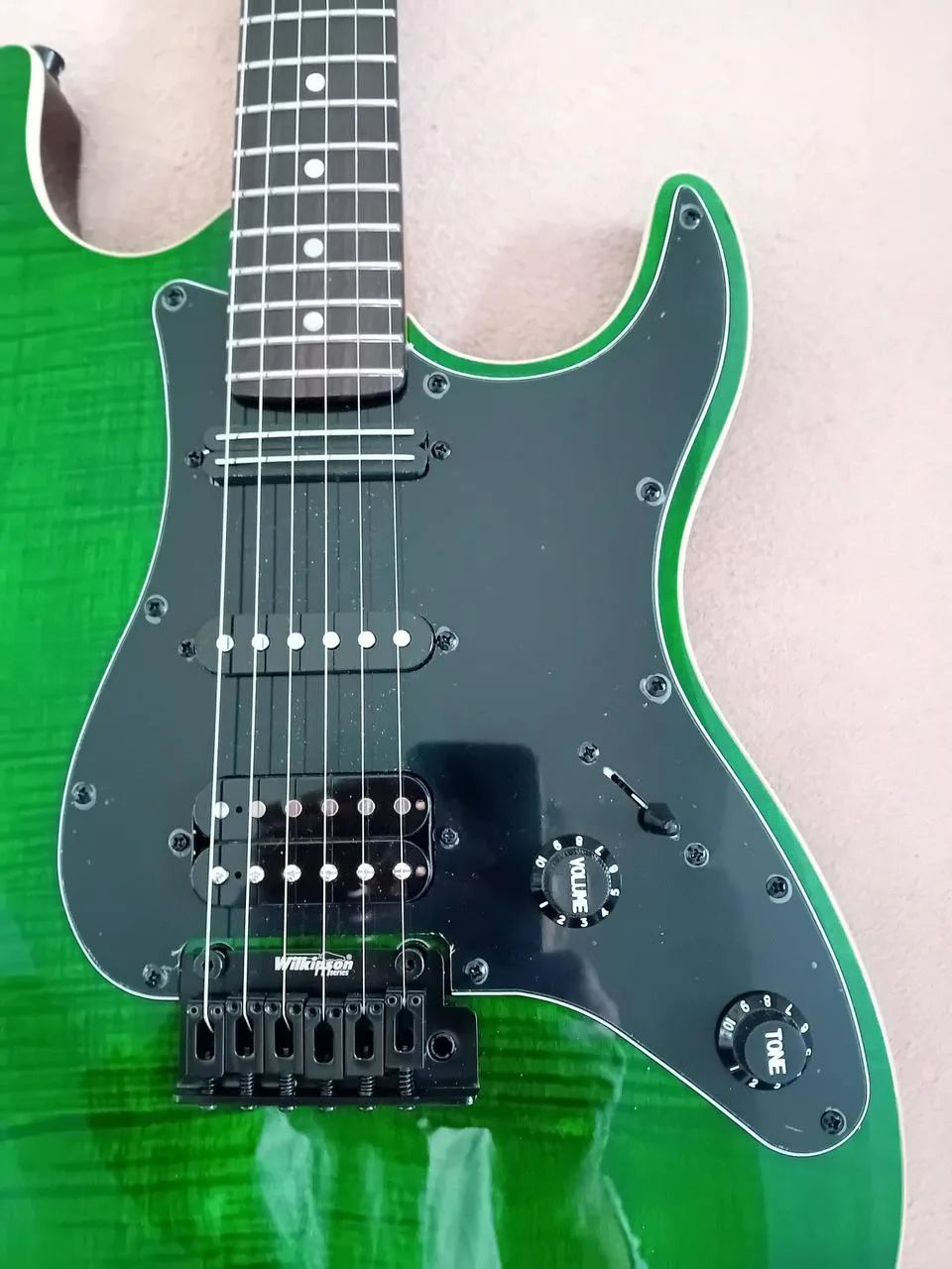 Jet Guitars JS-450 Rosewood, Transparent Green