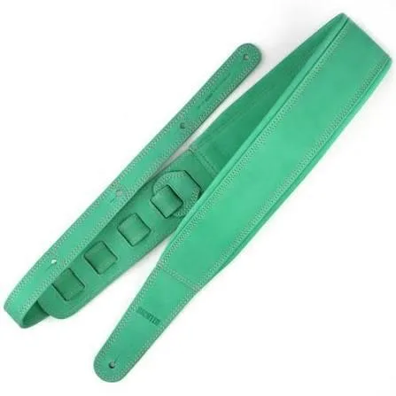 Richter Straps Guitar Strap, Springbreak Nappa, Green