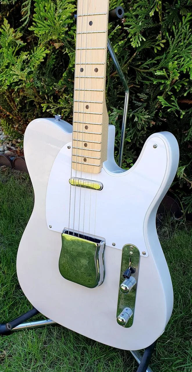 Musikraft/USACG Telecaster '54 Whiteguard /Blonde Ash/