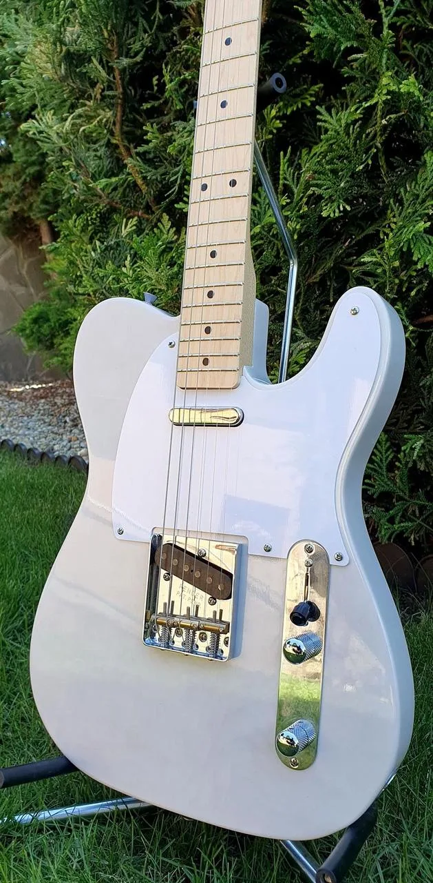 Musikraft/USACG Telecaster '54 Whiteguard /Blonde Ash/