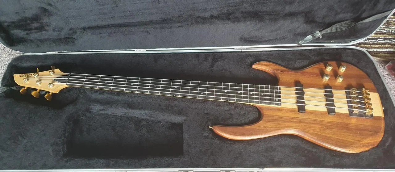 Carvin LB-75F 5-strunová Fretless Basa Natural /Made in USA/