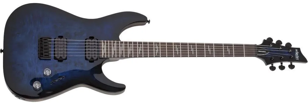 SCHECTER Omen Elite-6 - See-Thru Blue Burst - TOP stav