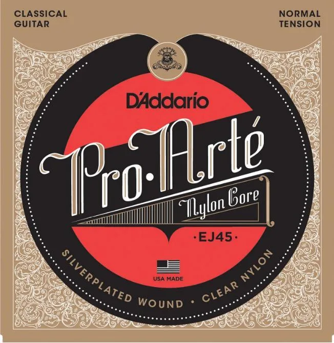 Daddario EJ45 kytarove struny na klasicku a flamenco kytaru