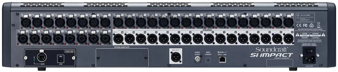 SOUNDCRAFT Si Impact, digit mixpult + SOUNDCRAFT Mini StaBox