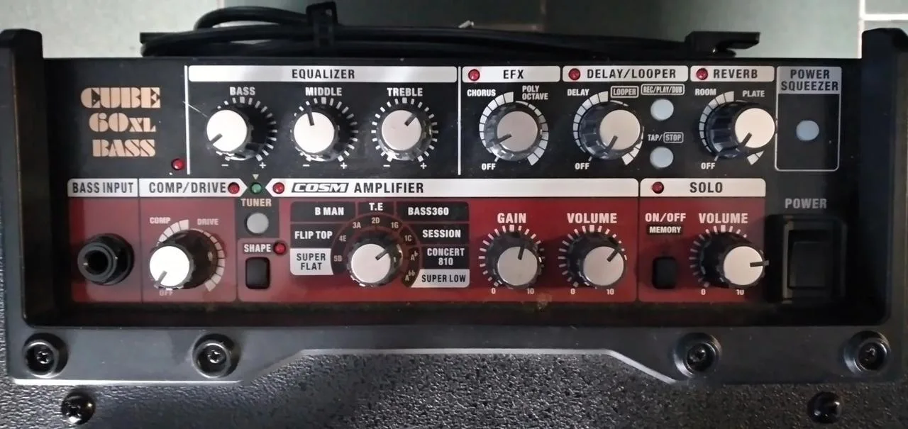 Roland Cube 60 XL BASS+ obal+3 x switch